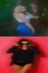 Woman springs like golden real
