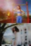 Naked mid-age woman moving